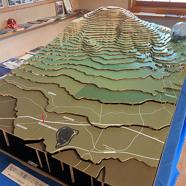 手作りの立体地図